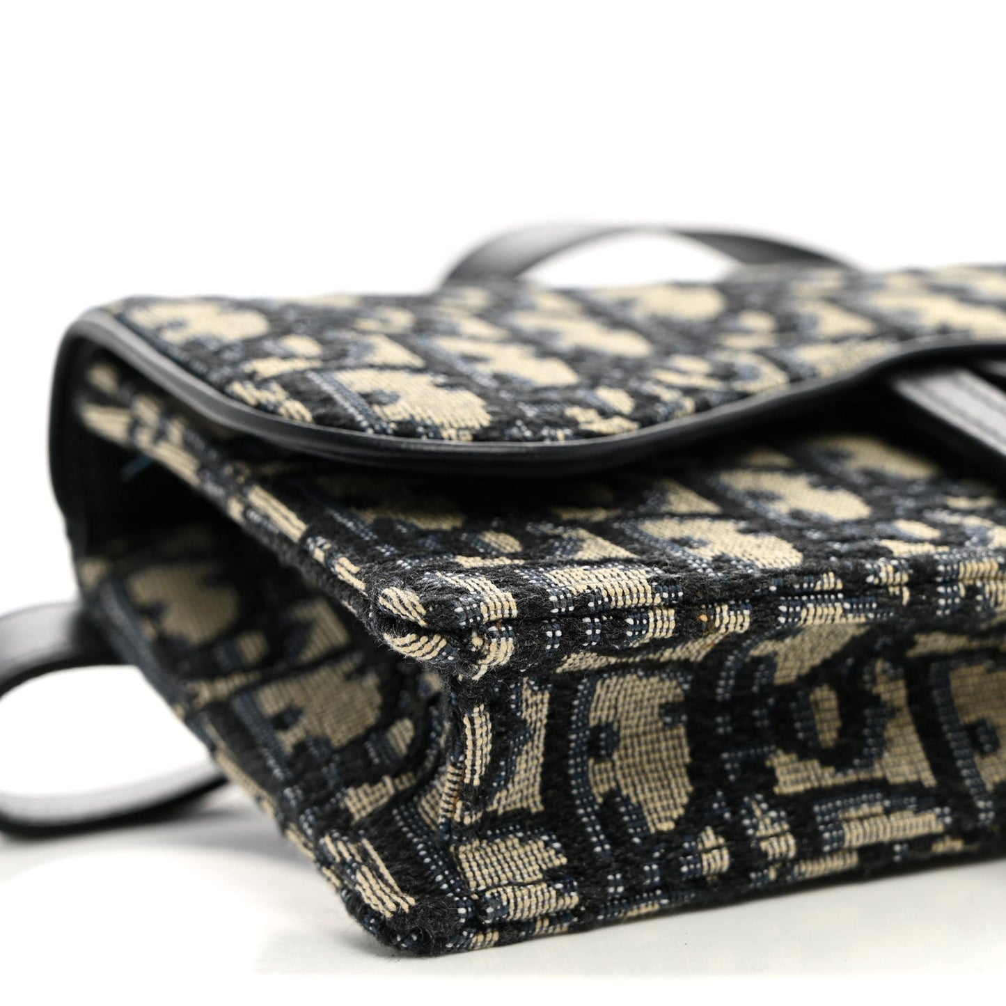 Oblique Saddle Belt Bag Blue