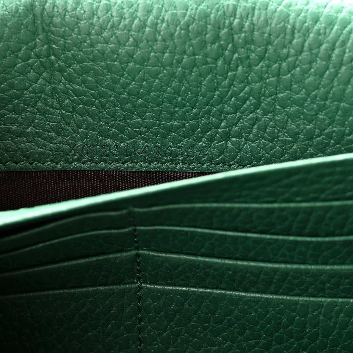 Calfskin Mini Dionysus Chain Wallet Emerald