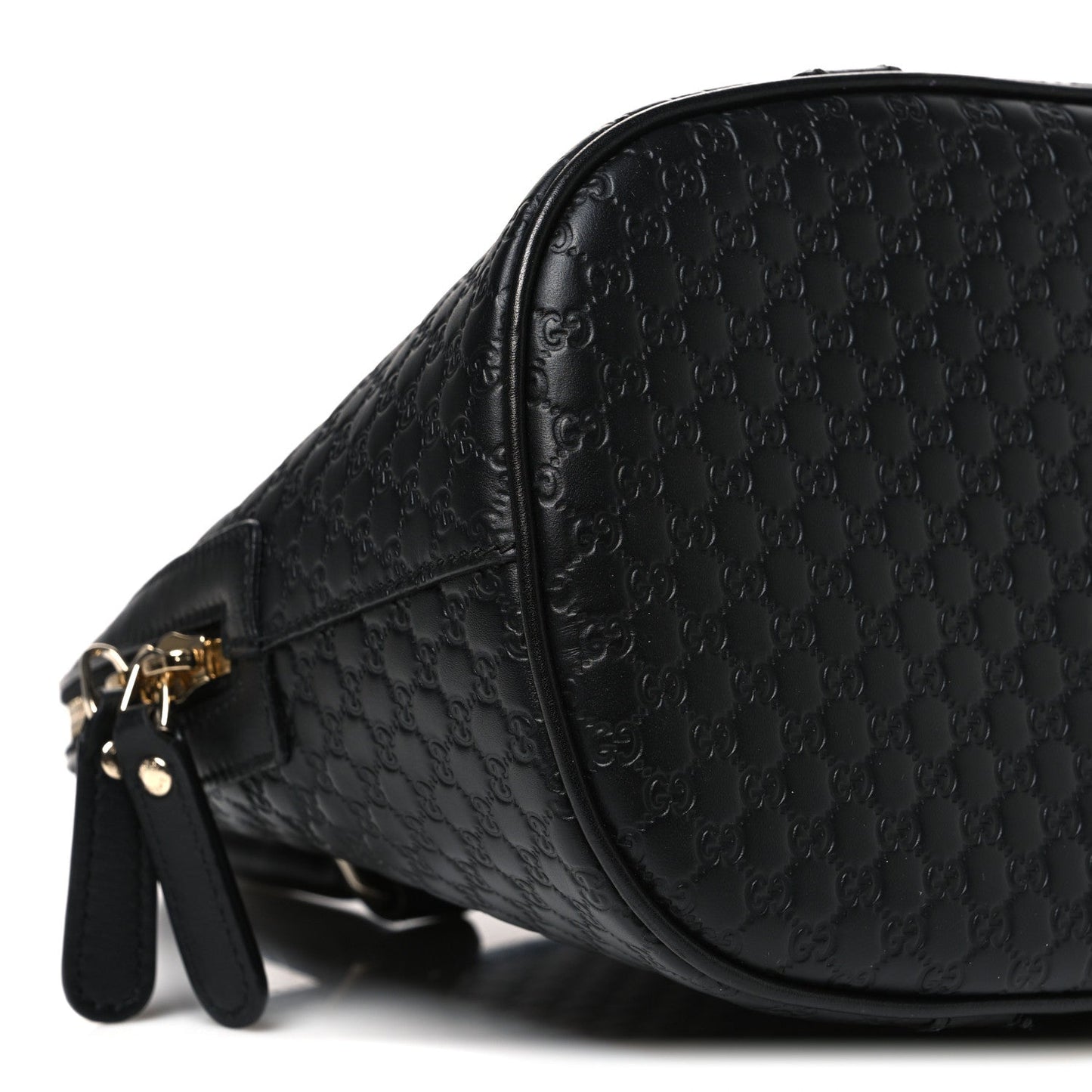 Microguccissima Medium Dome Bag Black