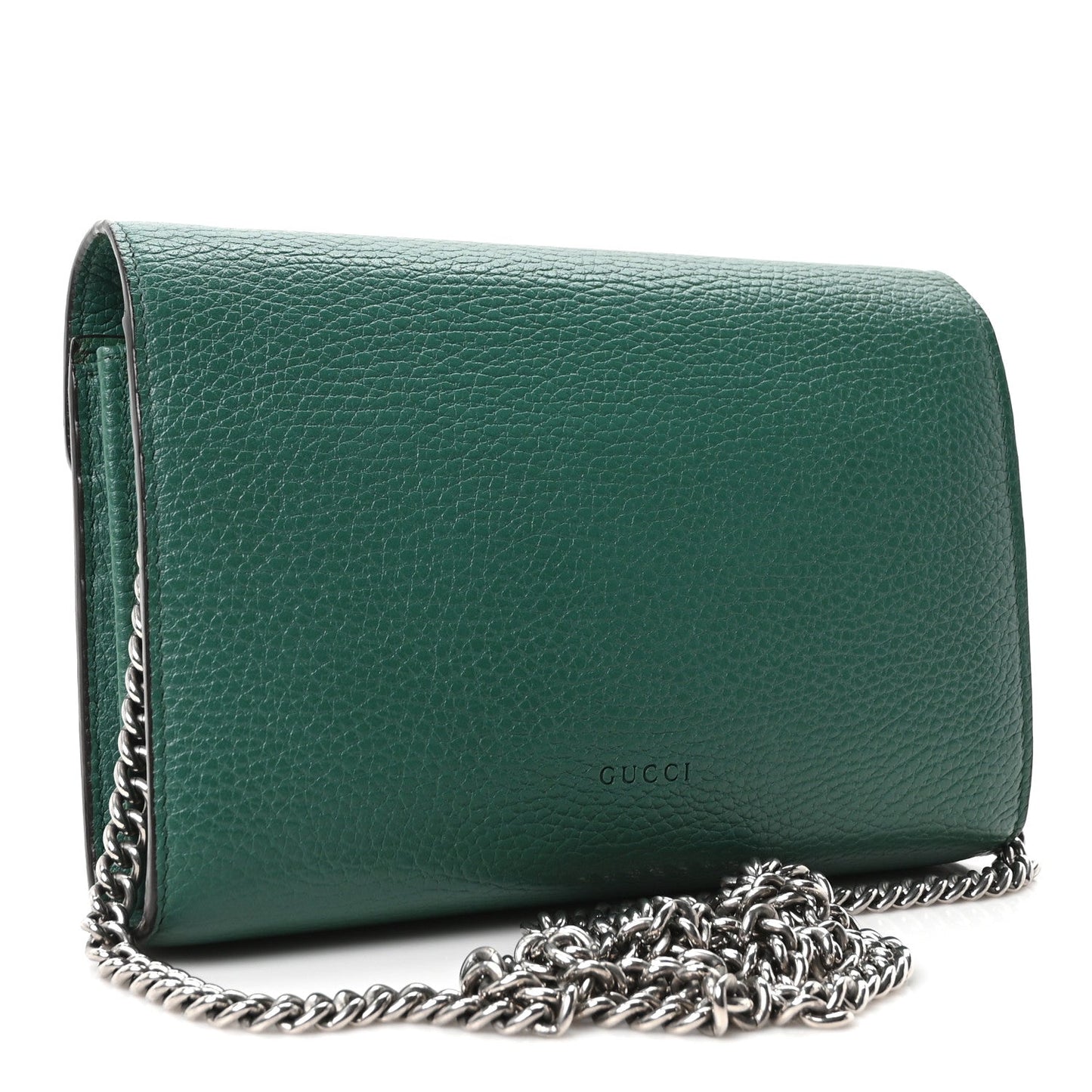 Calfskin Mini Dionysus Chain Wallet Emerald
