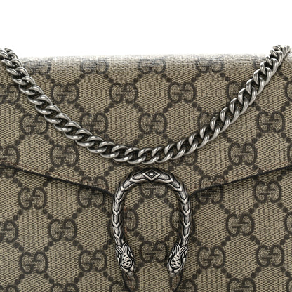 GG Supreme Monogram Mini Dionysus Chain Wallet Beige Taupe