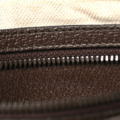 Soft GG Supreme Monogram Medium Ophidia Belt Bag Dark Brown