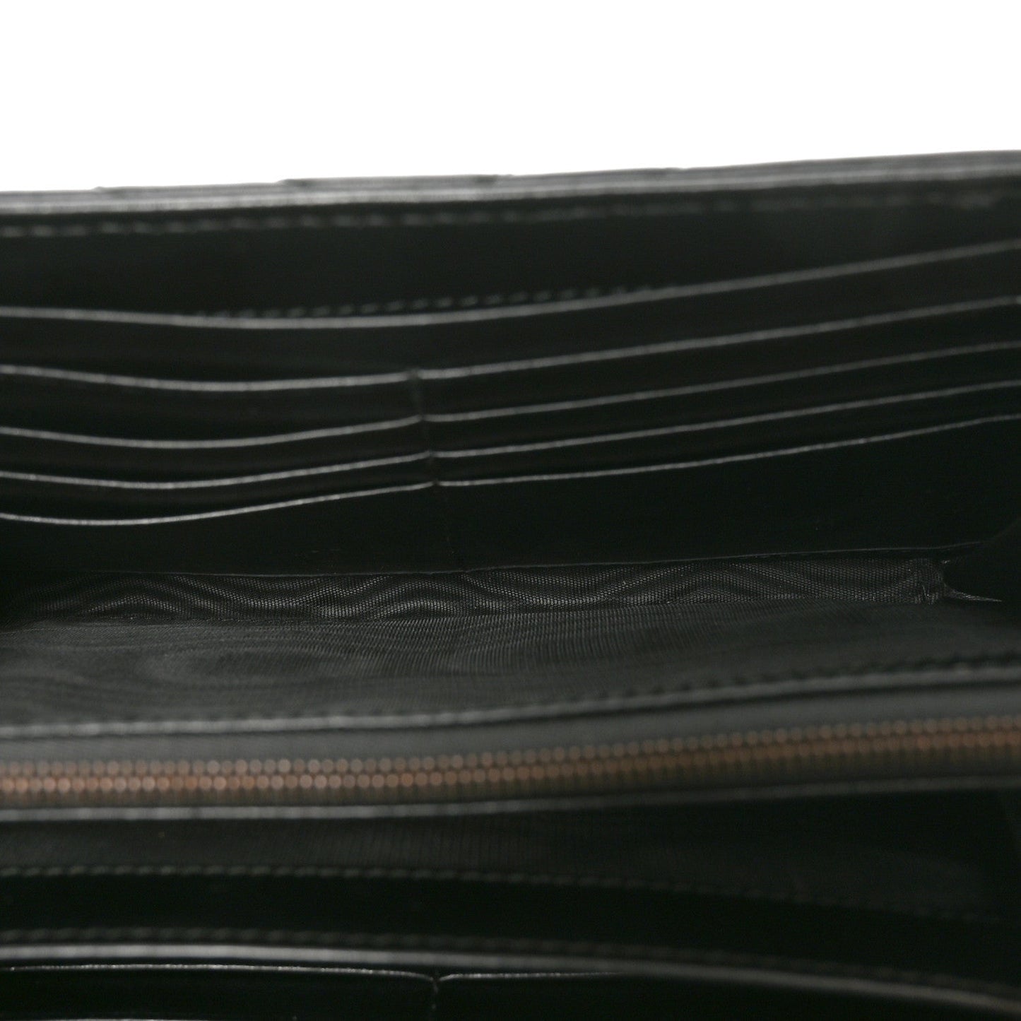 Calfskin Matelasse GG Marmont Chain Wallet Black