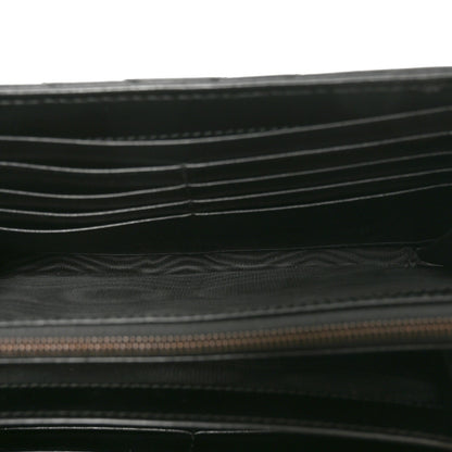 Calfskin Matelasse GG Marmont Chain Wallet Black