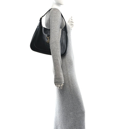 Boarded Dyana Lux Calfskin Medium Jackie 1961 Hobo Black