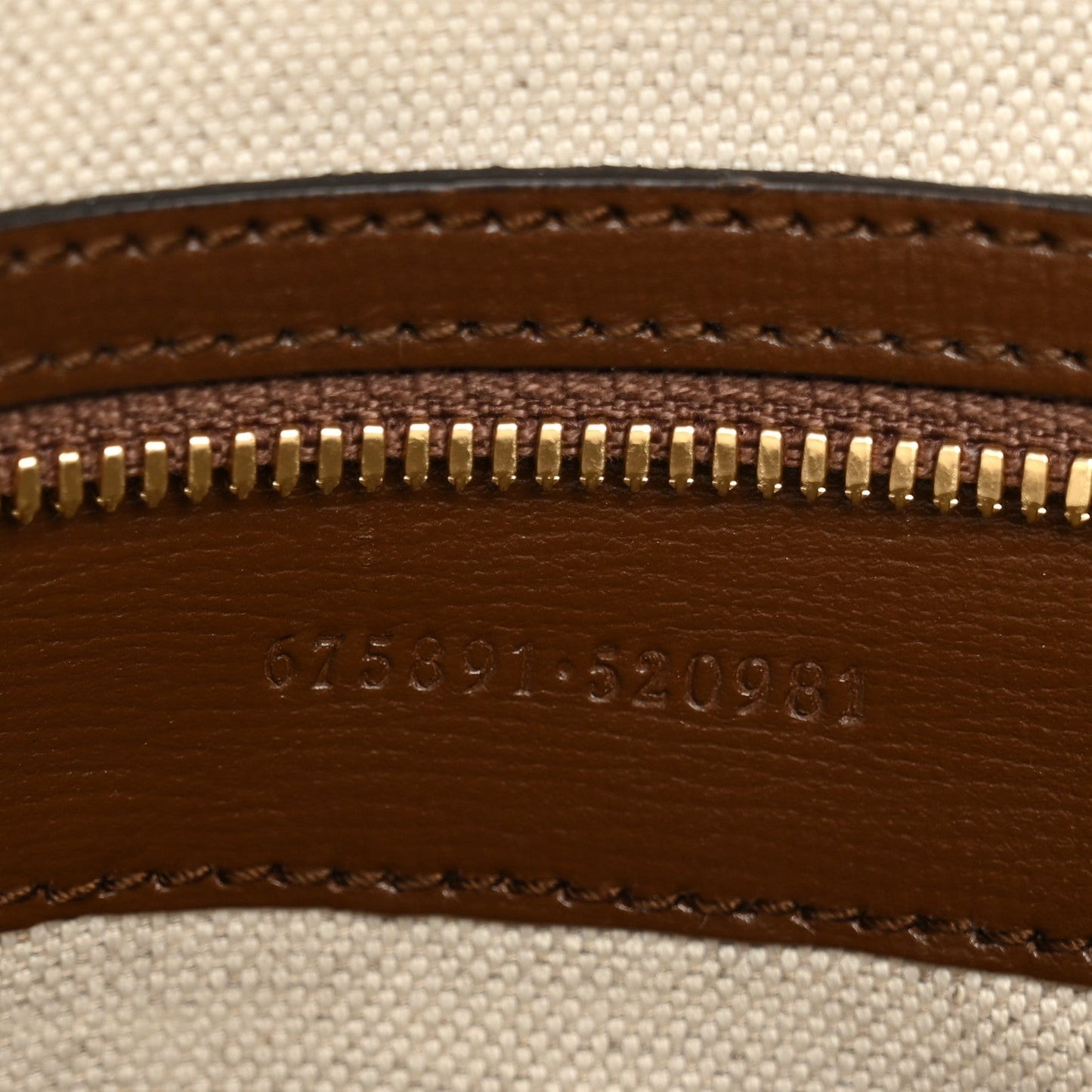 GG Supreme Monogram Azalea Calfskin Retro Interlocking G Messenger Shoulder Bag Beige Ebony Brown Sugar