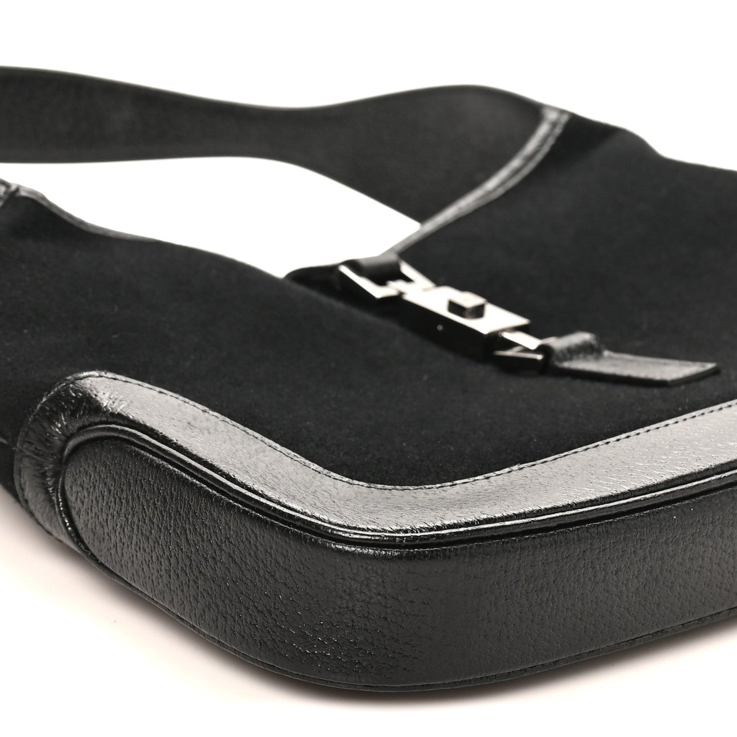 Felt Jackie O Hobo Black