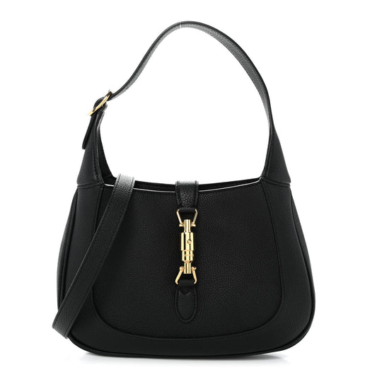 Grand Prix Calfskin Small Jackie 1961 Hobo Black