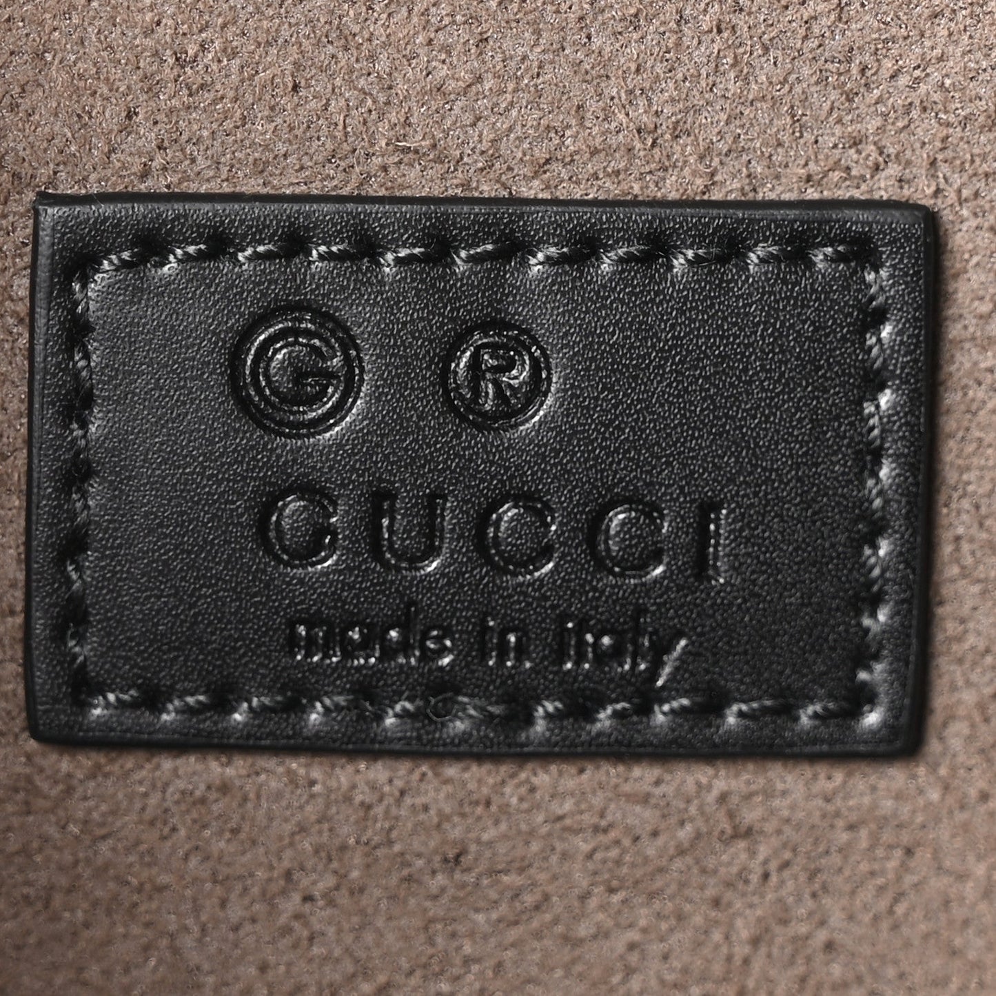 GG Supreme Monogram Belt Bag Black