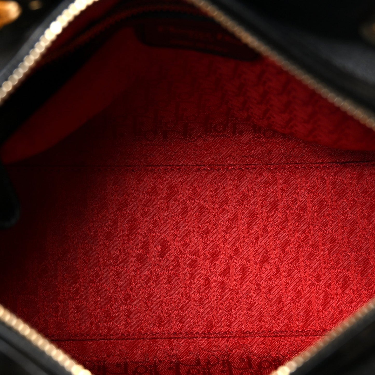 Lambskin Cannage Medium Lady Dior Black