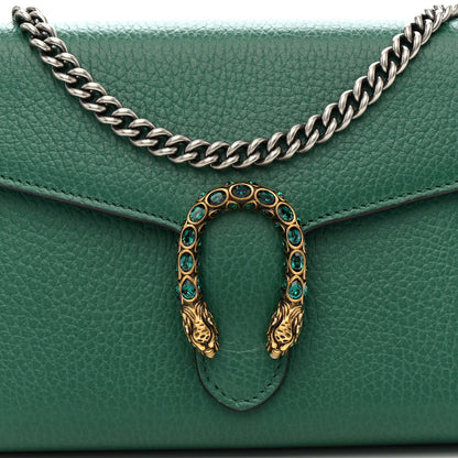 Calfskin Mini Dionysus Chain Wallet Emerald
