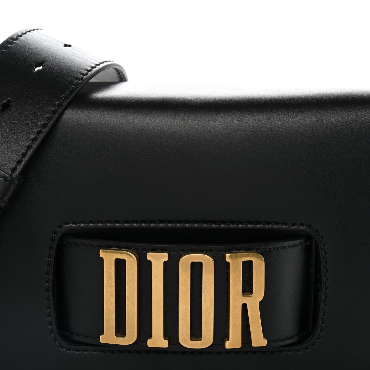 Smooth Calfskin Dio(r)evolution Flap Bag Black