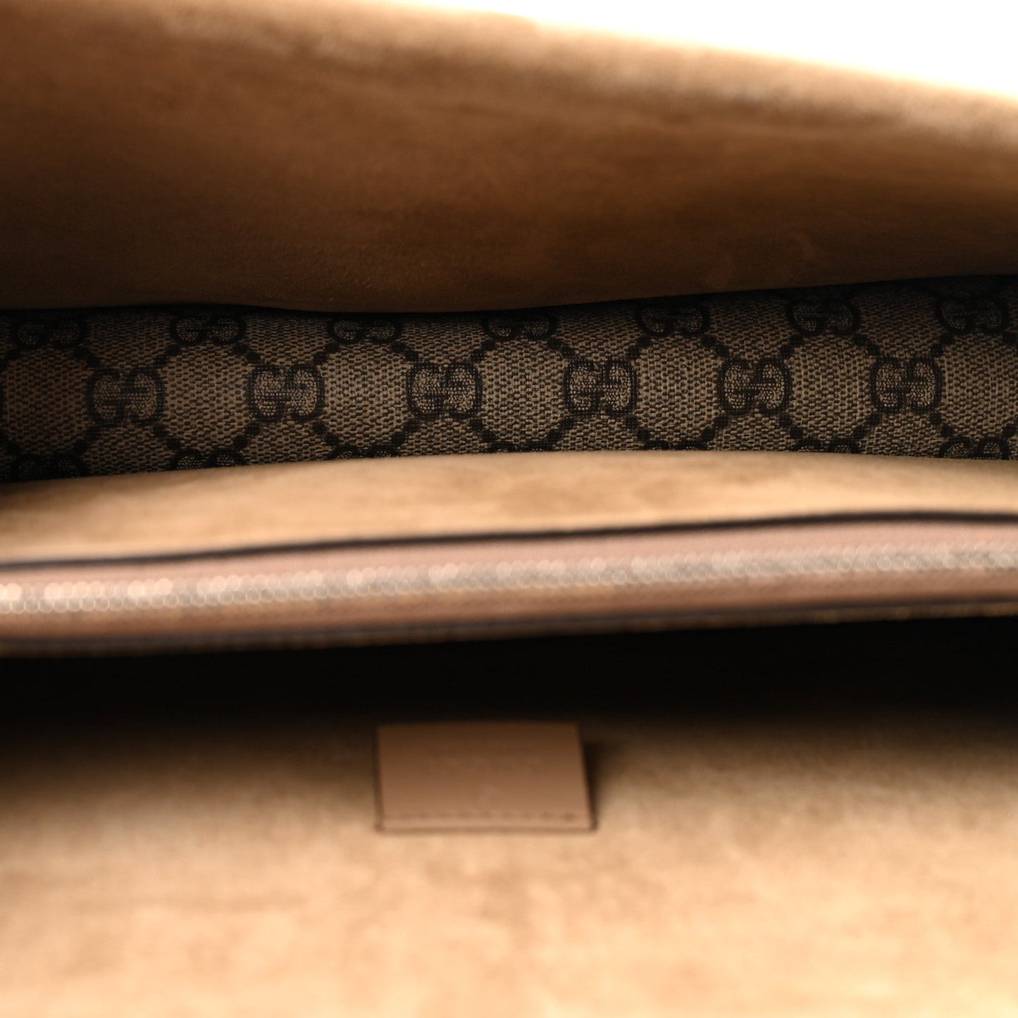 GG Supreme Monogram Small Dionysus Shoulder Bag Taupe