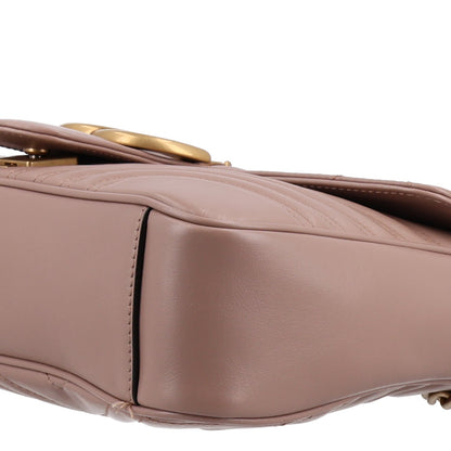 Calfskin Matelasse Medium GG Marmont Shoulder Bag Porcelain Rose