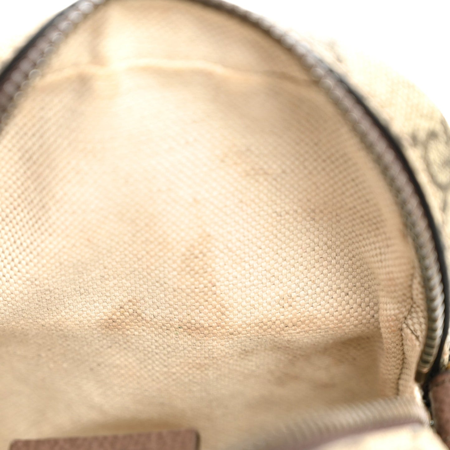 GG Supreme Monogram Mini Neo Vintage Double Zip Messenger Bag Beige New Acero Crop