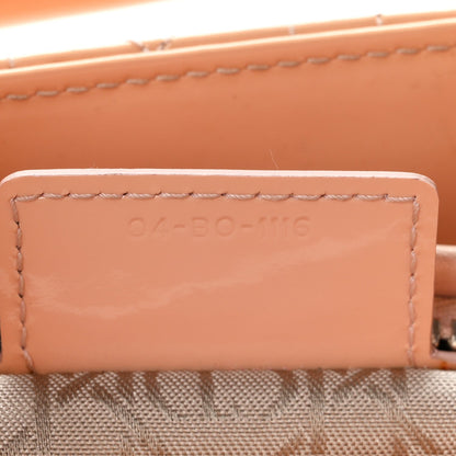 Patent Cannage Medium Lady Dior Rose Clair
