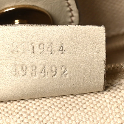 Guccissima Medium Sukey Tote Mystic White