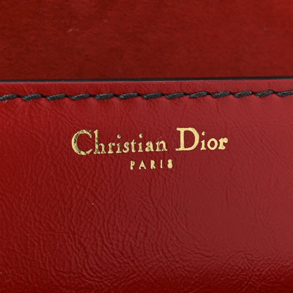 Calfskin J'Adior Chain Flap Bag Red