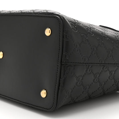 Guccissima Linea A Foldover Tote Black