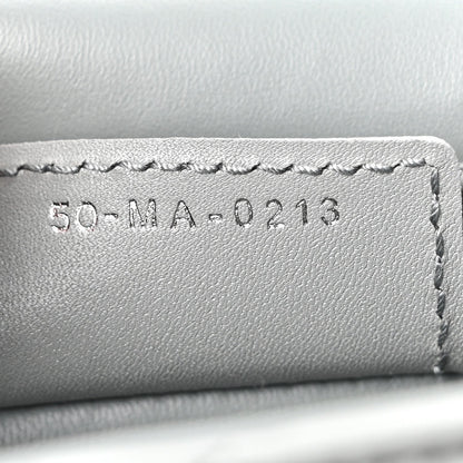 Calfskin Macrocannage Medium Caro Bag Iron Grey