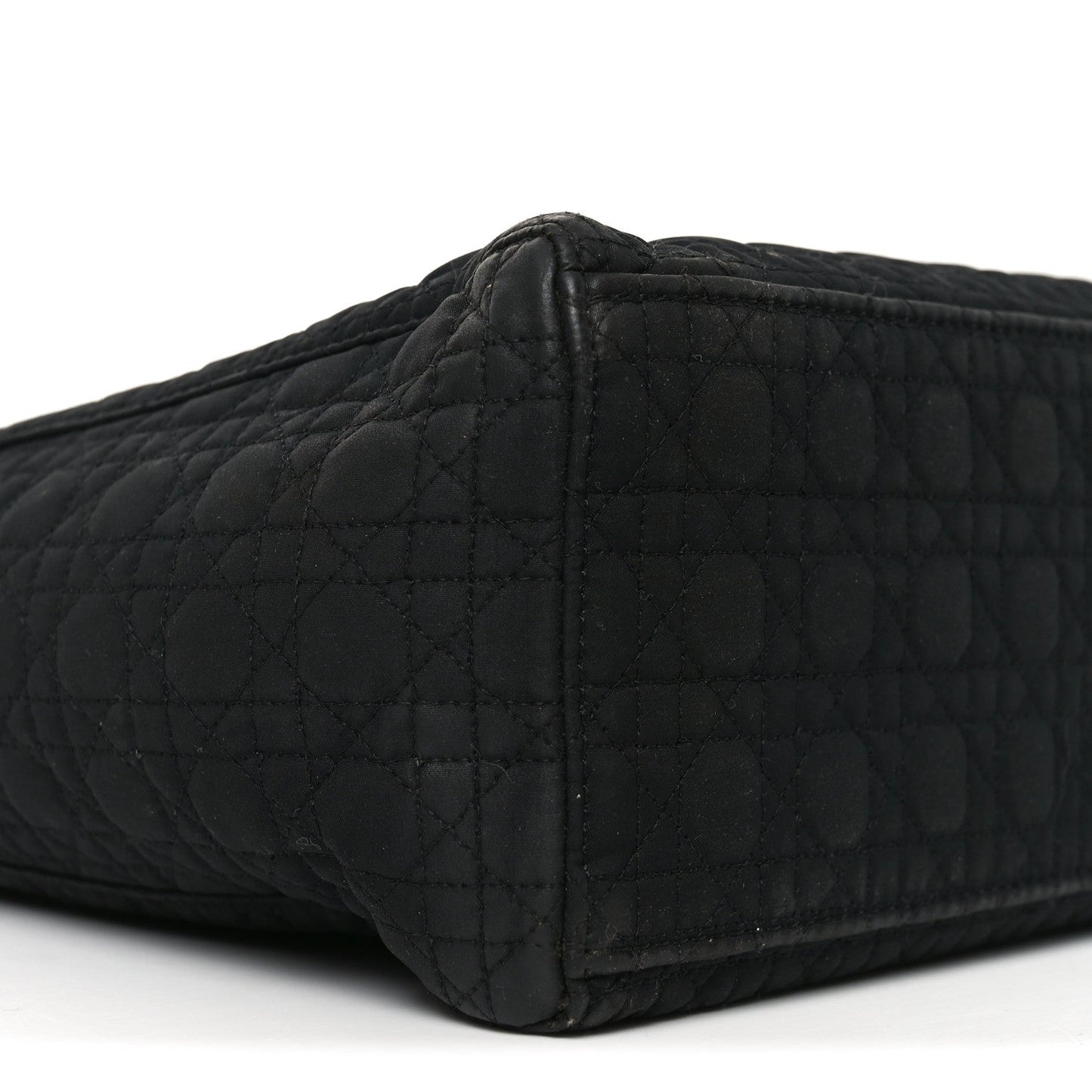 Nylon Cannage Large Lady Dior Black