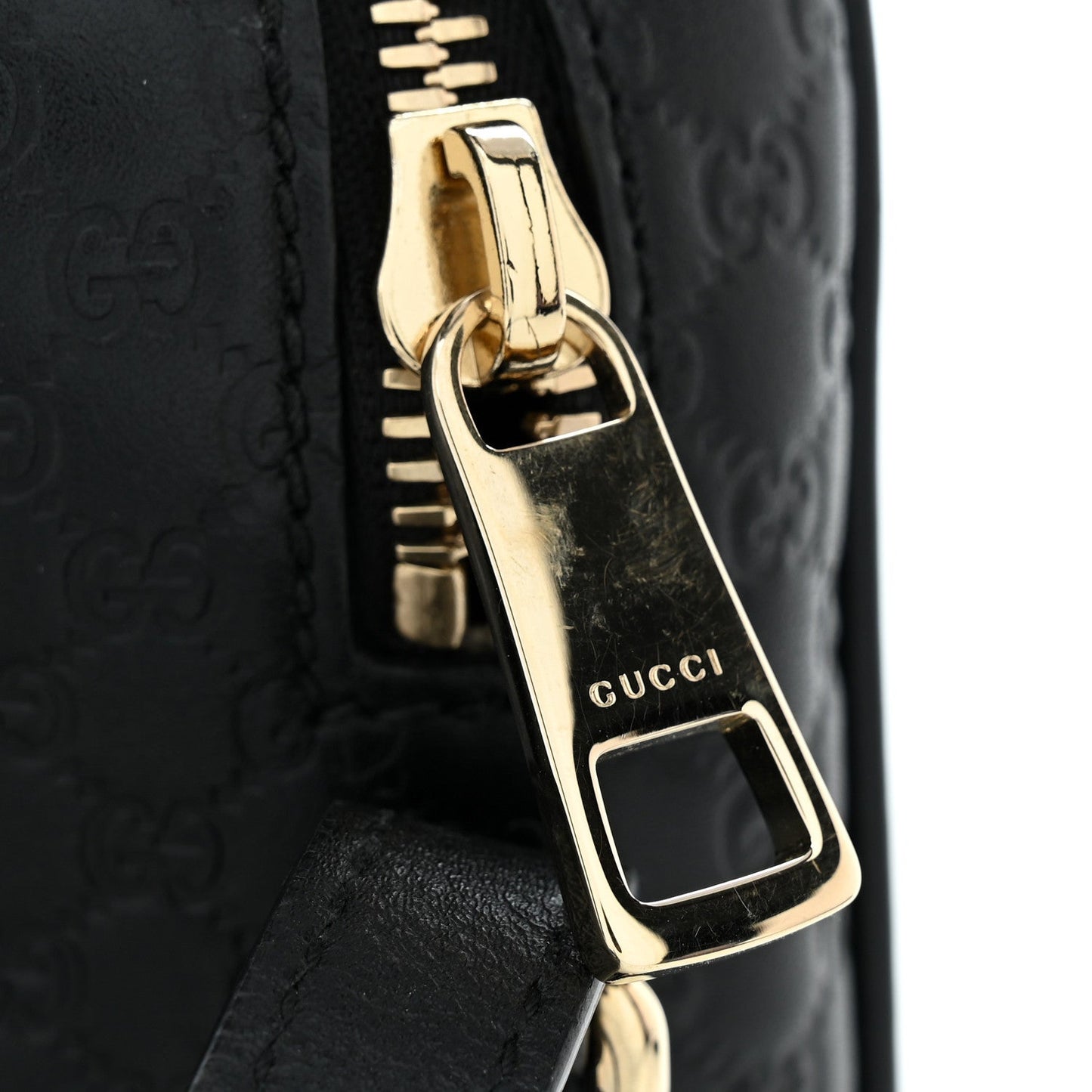 Microguccissima Mini Bree Messenger Bag Black