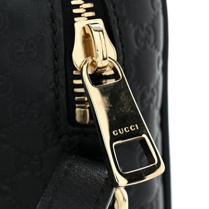 Microguccissima Mini Bree Messenger Bag Black