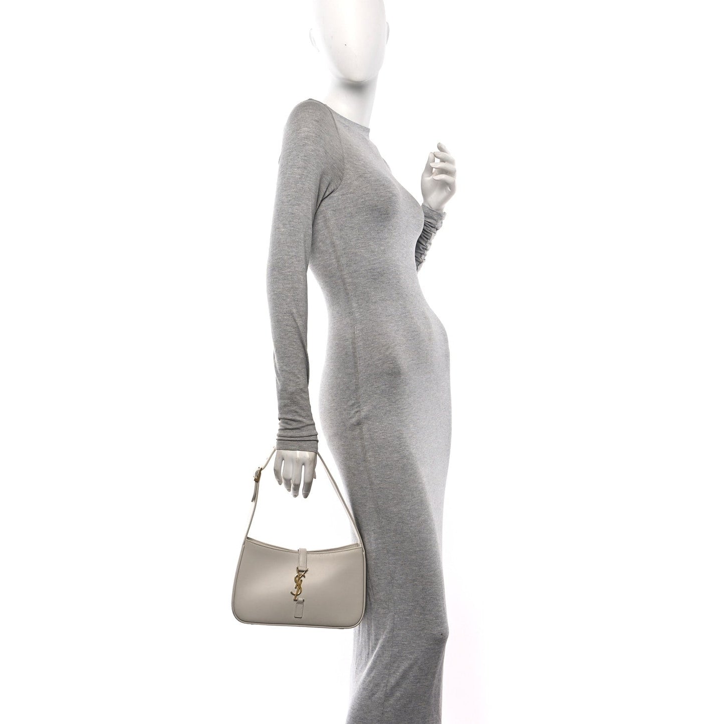 Calfskin Small Jackie Shoulder Bag Black