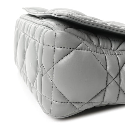 Calfskin Macrocannage Medium Caro Bag Iron Grey
