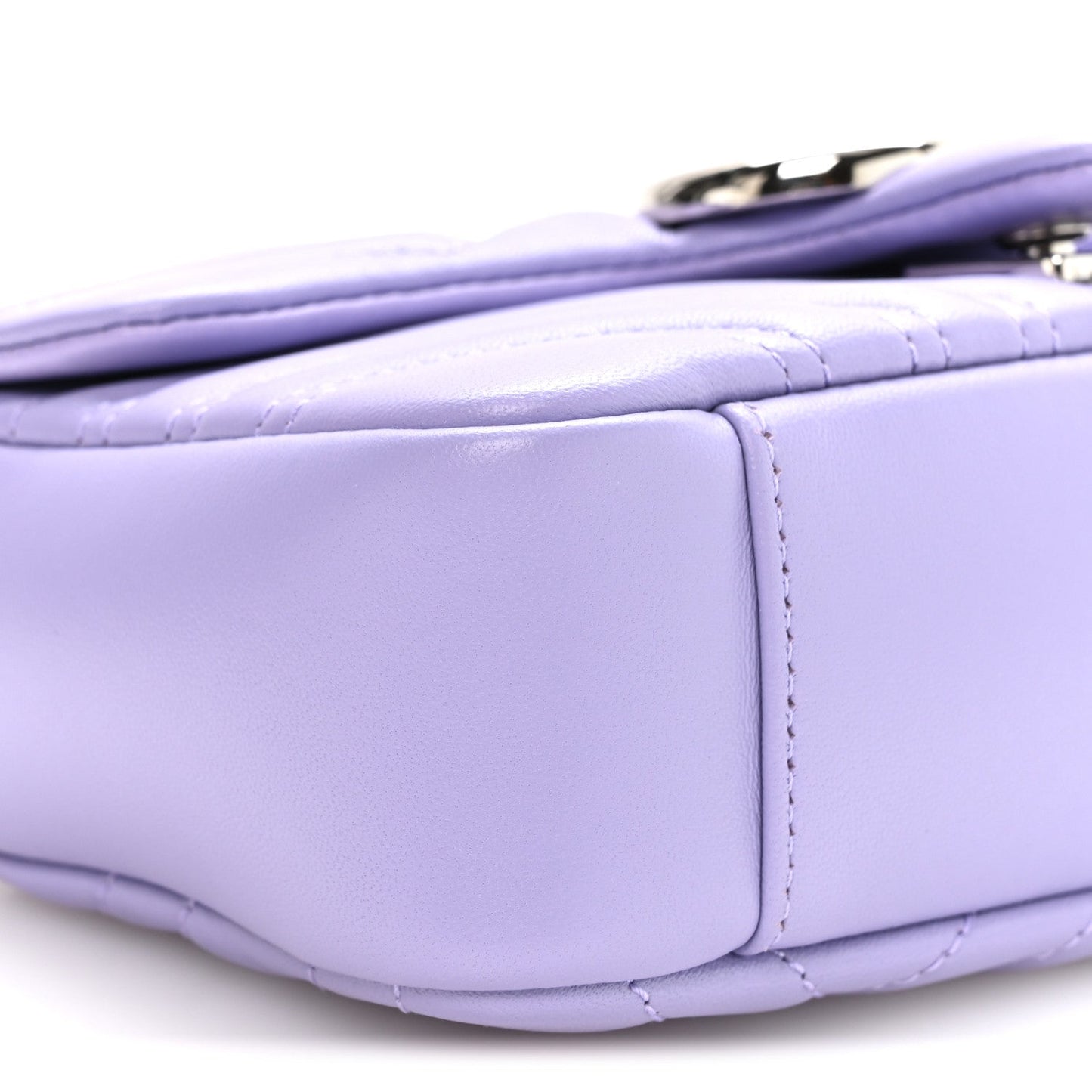 Lambskin Matelasse Small GG Marmont Shoulder Bag Lapis