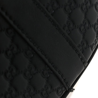 Microguccissima Medium Dome Bag Black