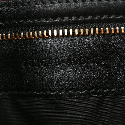 Calfskin Small Jackie Shoulder Bag Black