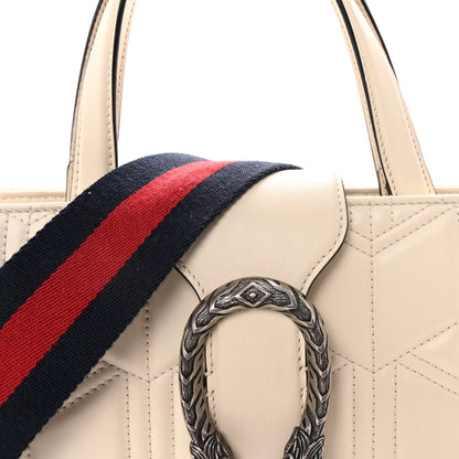Cafskin Web Quilted Large Dionysus Tote Bag White