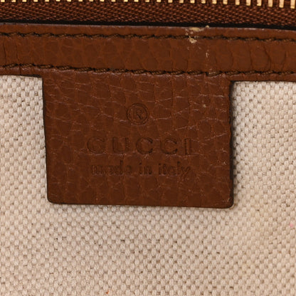 New Denim GG Monogram Medium Ophidia Shopping Tote Blue Tea Cuir