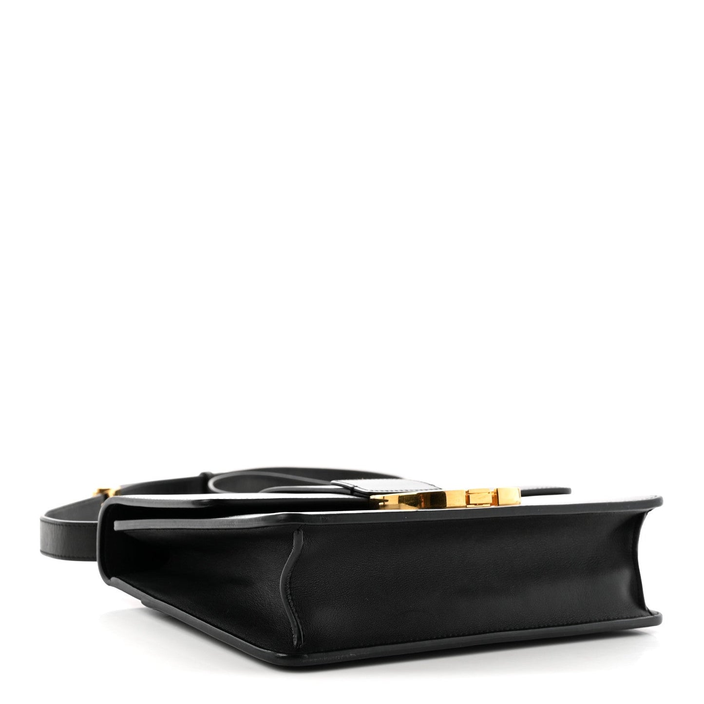Smooth Calfskin 30 Montaigne Flap Bag Black