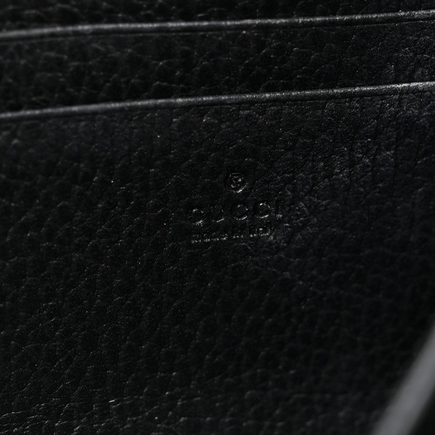 Calfskin Mini Dionysus Chain Wallet Black