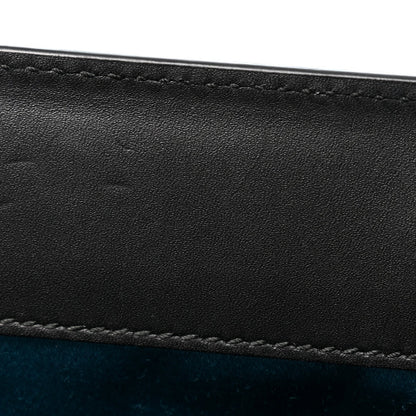 Suede Patent GG Web Small Ophidia Chain Shoulder Bag Black