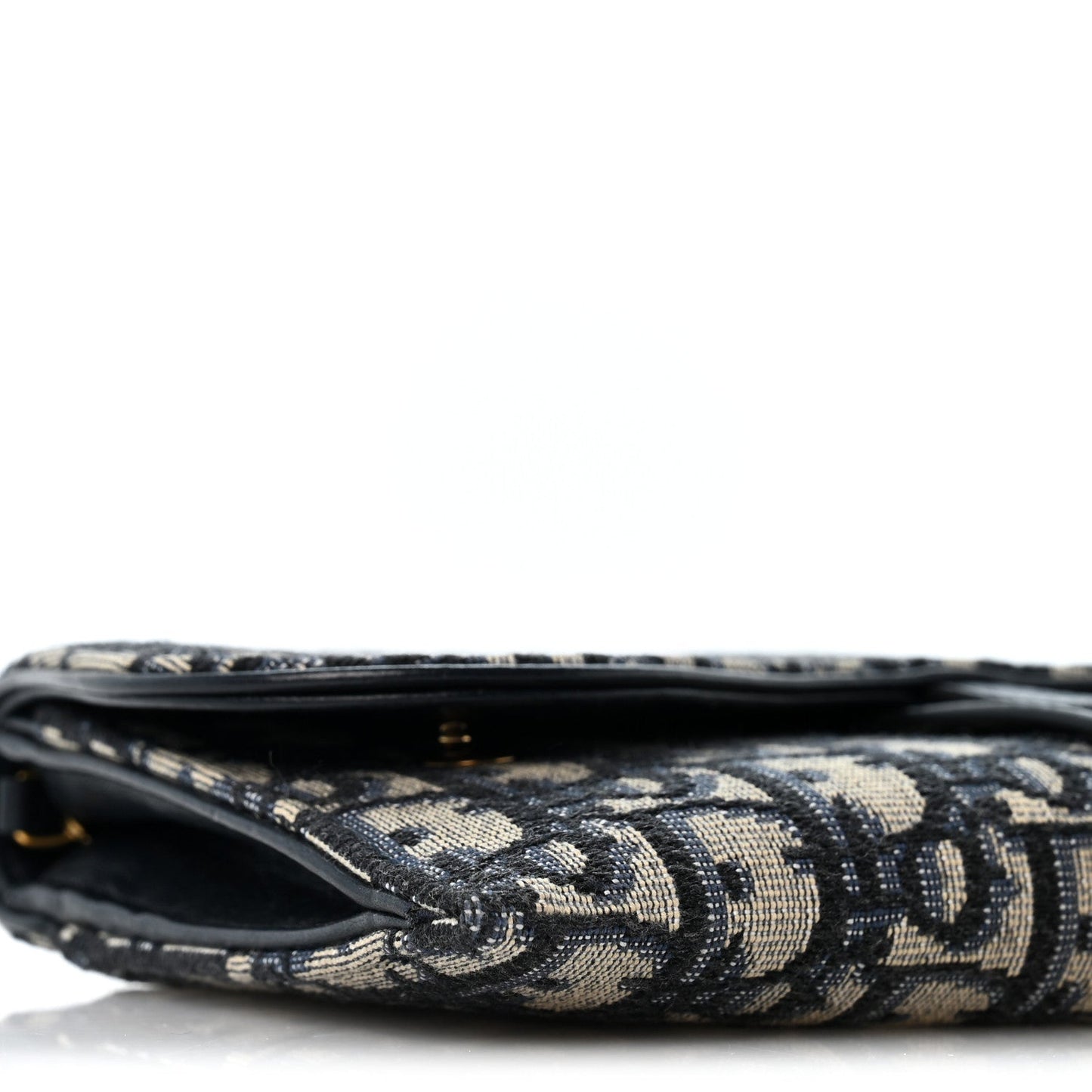 Oblique Small Saddle Chain Pouch Blue