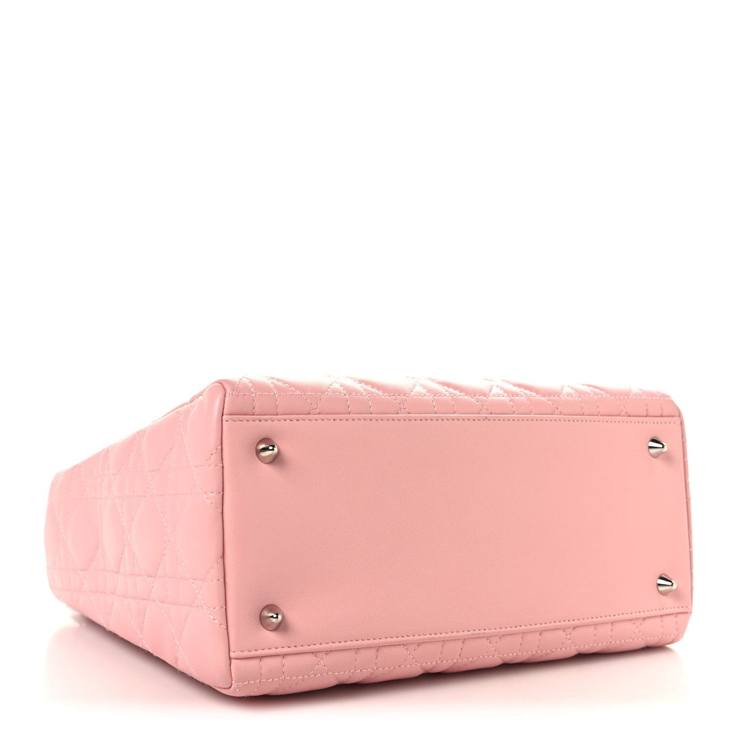 Lambskin Cannage Medium Lady Dior Light Pink