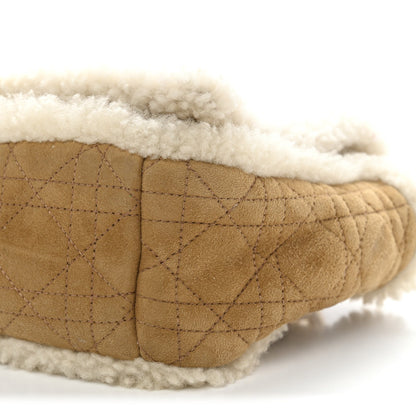 Shearling Cannage Large Caro Bag Camel