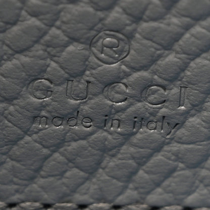 Dollar Calfskin Super Mini GG Marmont Chain Shoulder Bag Deep Grey