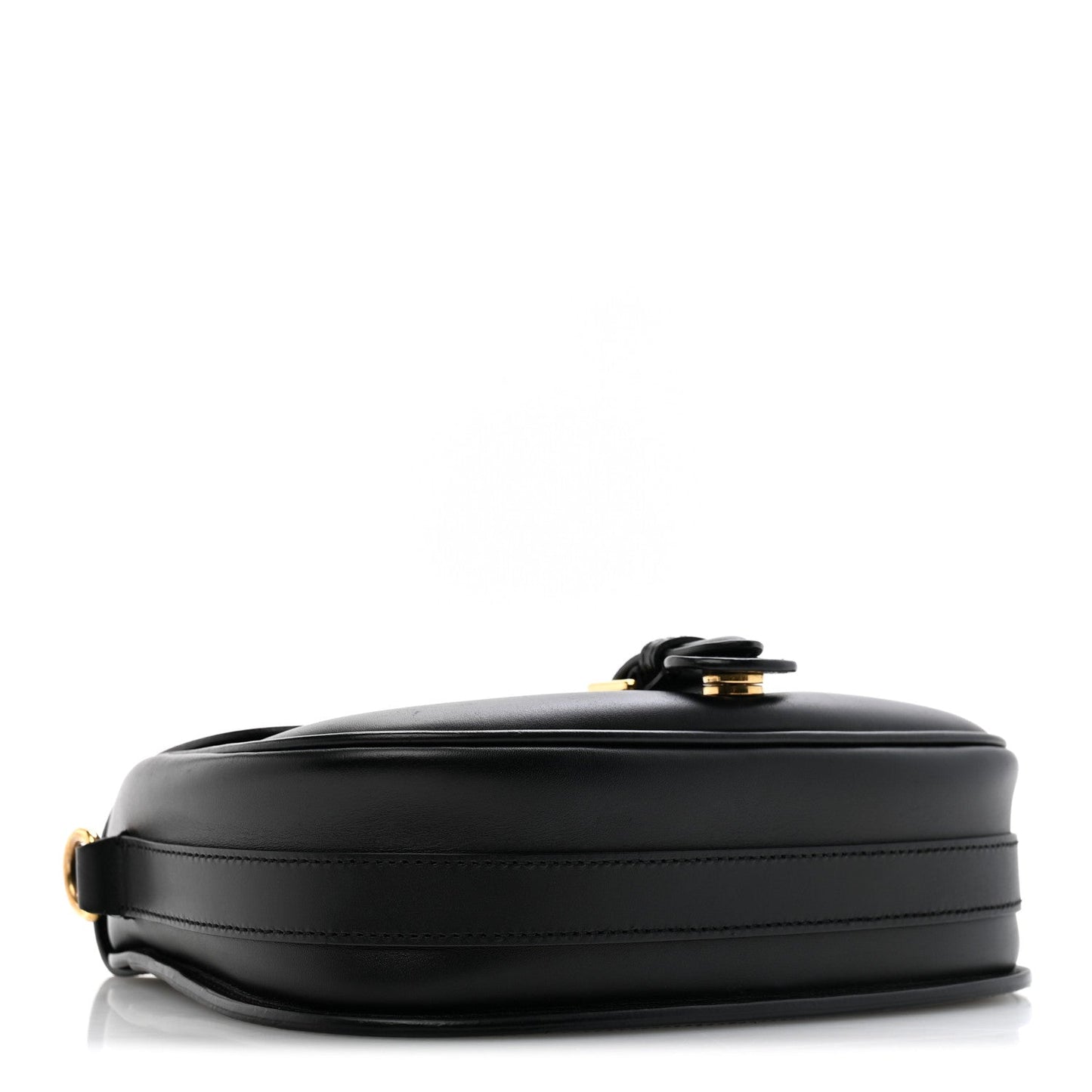 Box Calfskin Medium Bobby Flap Black