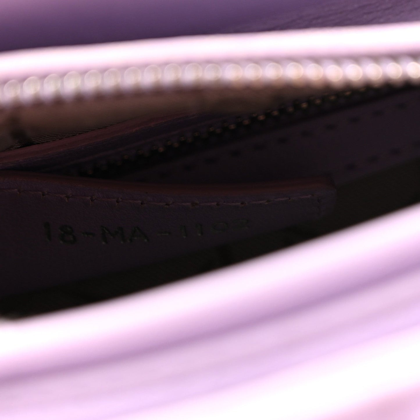 Lambskin Cannage Medium Lady Dior Purple