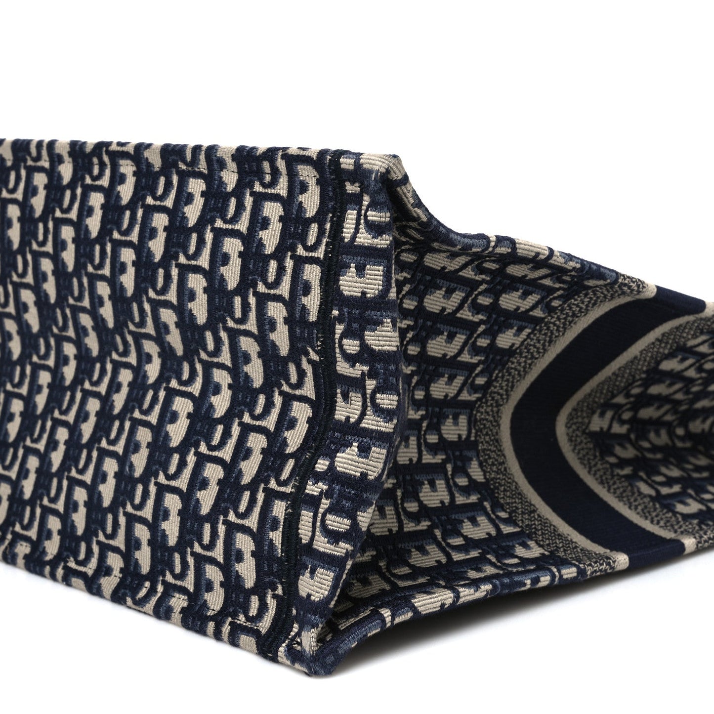 Oblique Large Book Tote Blue Multicolor