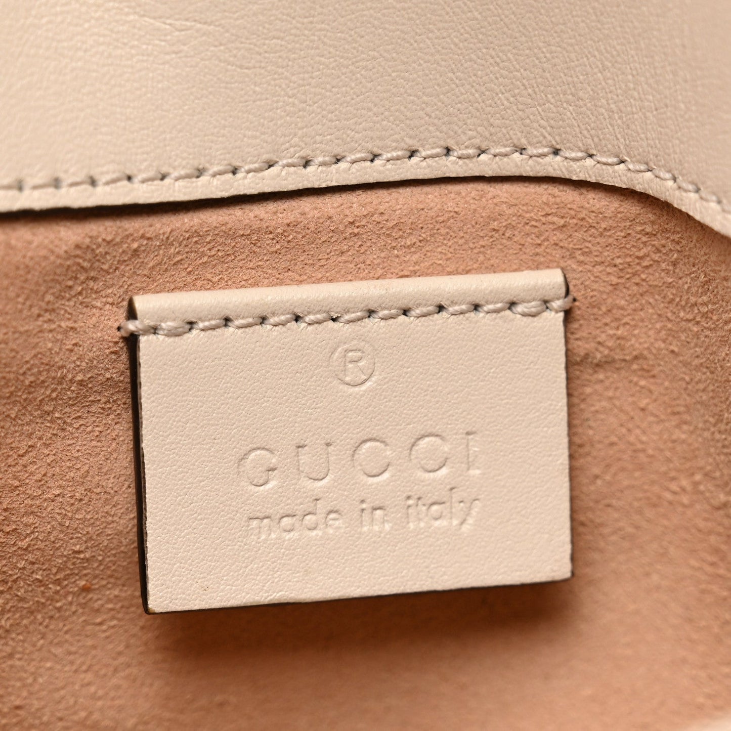 Calfskin Matelasse Super Mini GG Marmont Shoulder Bag White