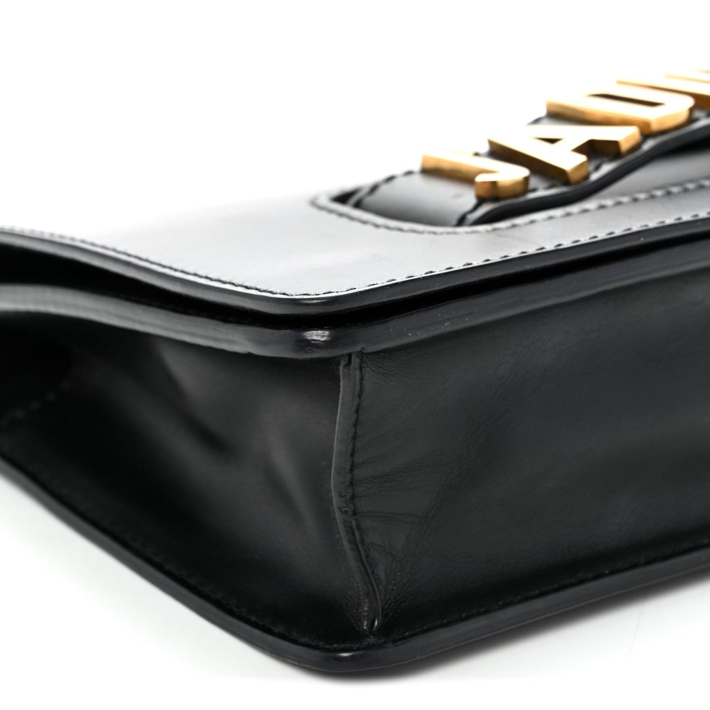 Calfskin J'Adior Chain Flap Bag Black