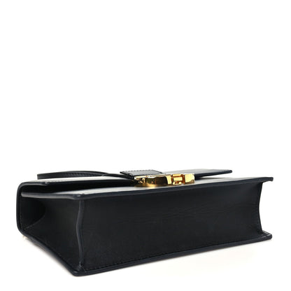 Calfskin 30 Montaigne East West Chain Flap Bag Black