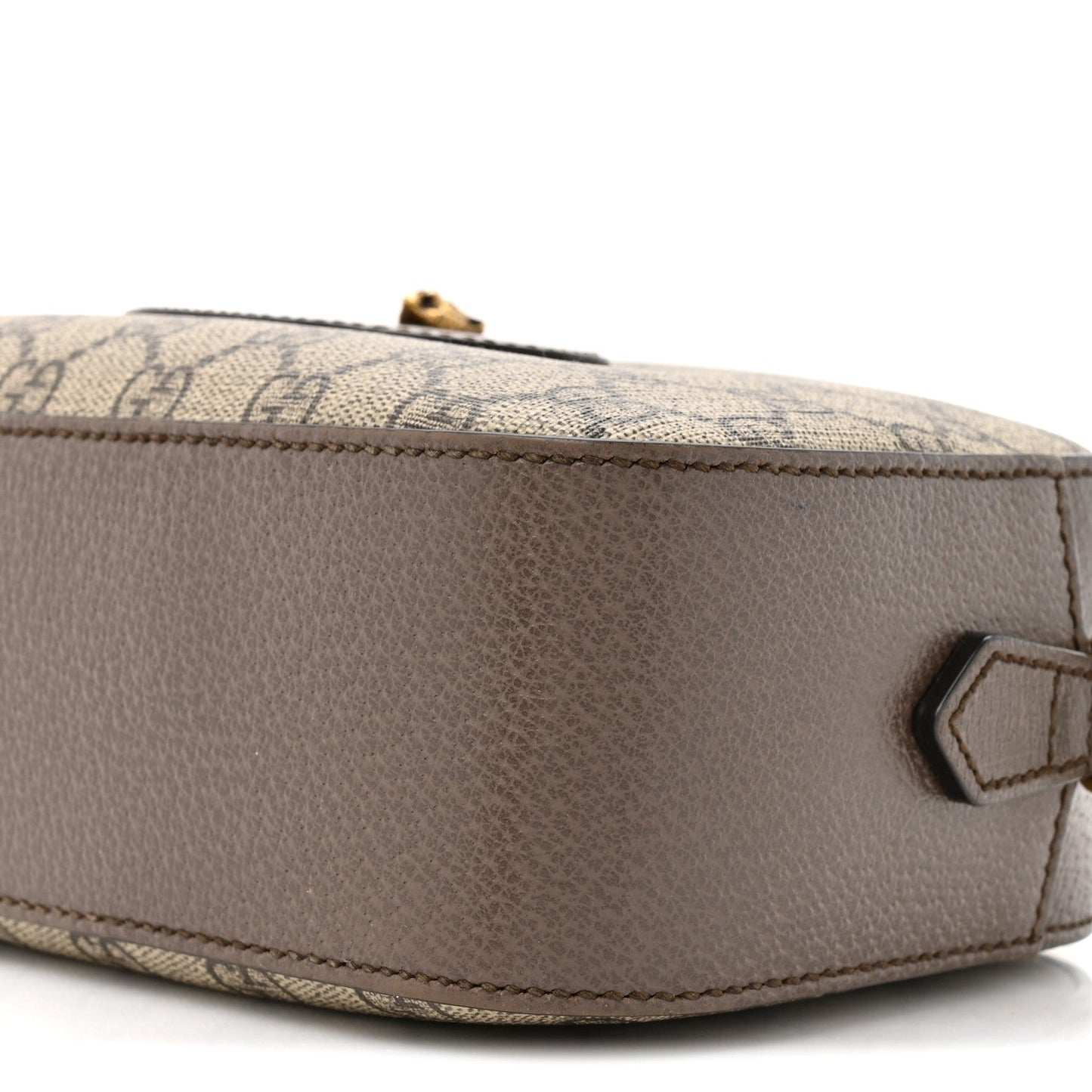 GG Supreme Monogram Web Neo Vintage Shoulder Bag Beige New Acero Crop