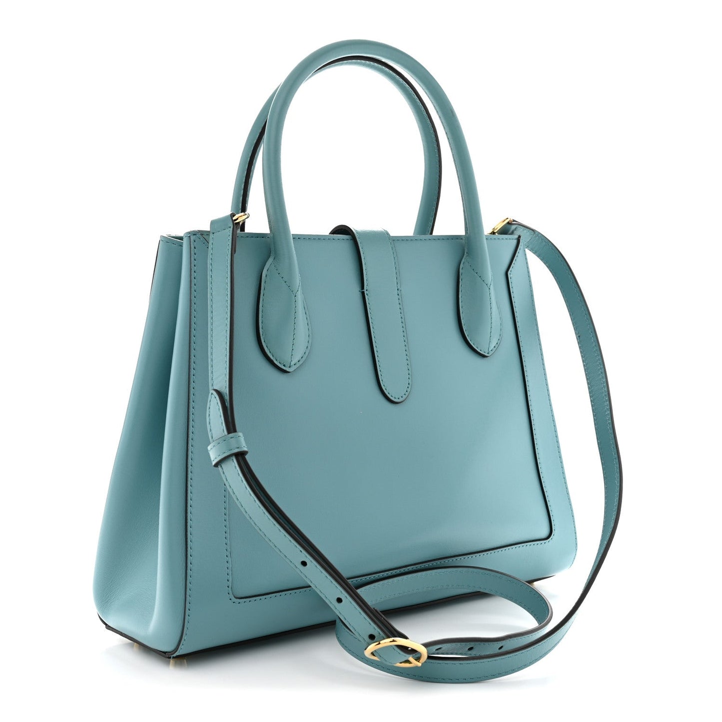 Boarded Plutone Calfskin Medium Jackie 1961 Tote Dusty Azure
