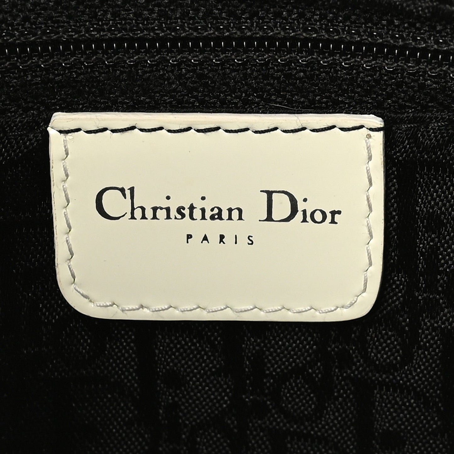 Patent Cannage Large Lady Dior White